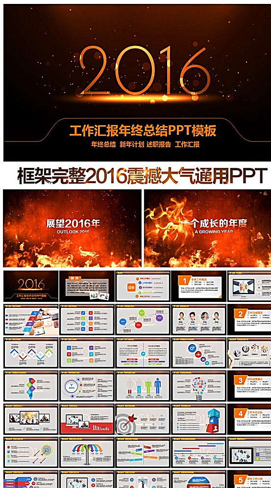 2016计划总结PPT